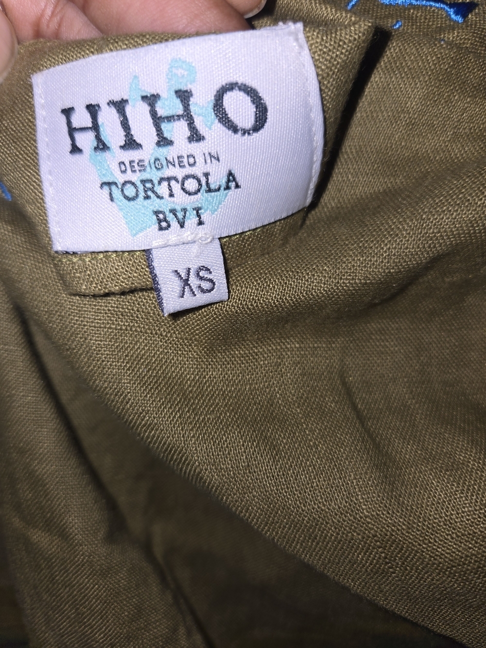 Green Embroidered Linen Dress - Brand - Picture 5 of 10